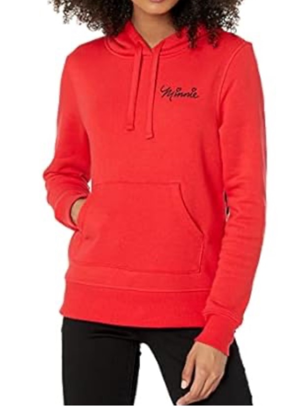 Disney Minnie Mouse Script-Logo Pullover Hoodie - 5X - NWT